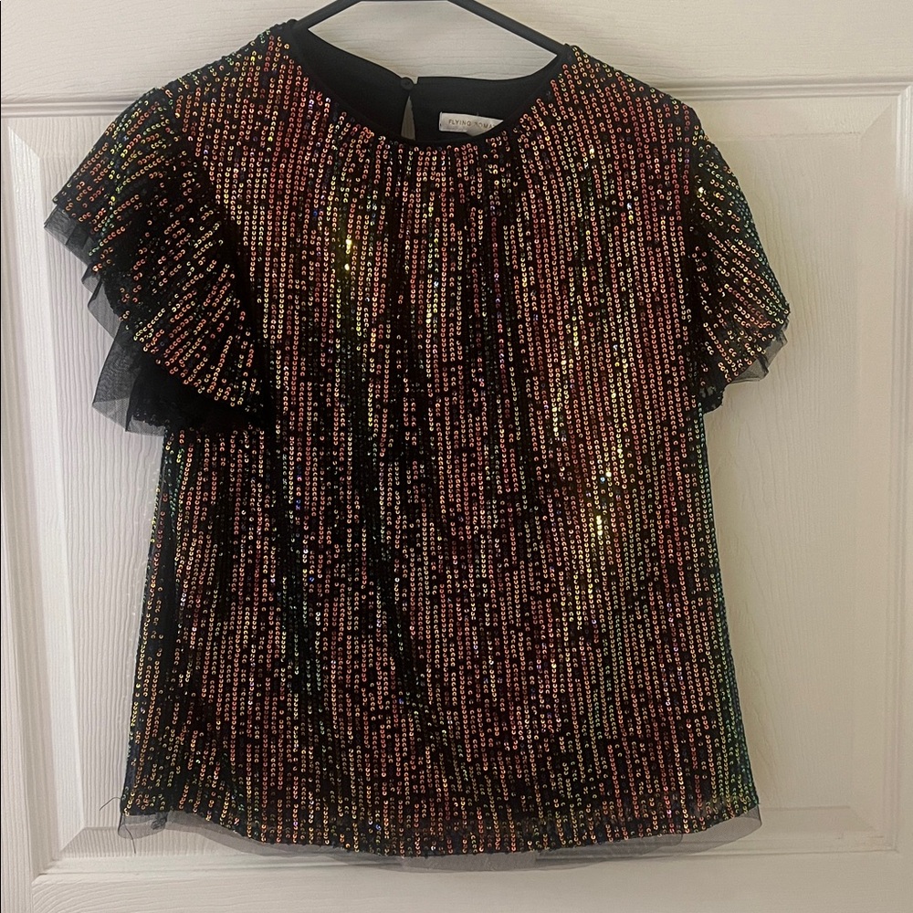 AVARA/Flying Tomato Multicolor Sequin Blouse